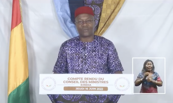 Ousmane Gaoual Diallo, porte-parole du gouvernement de transition