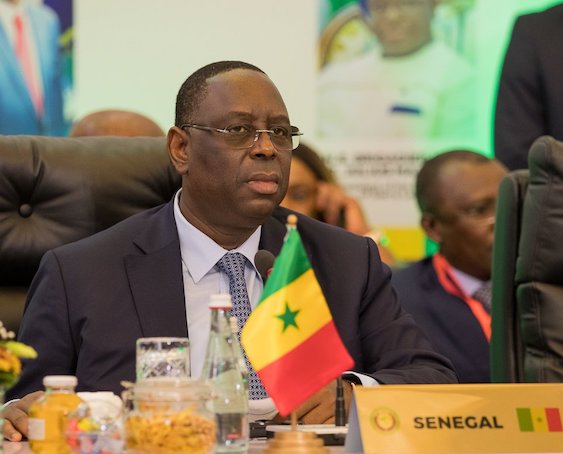 Macky Sall, président en exercice de l'Union Africaine
