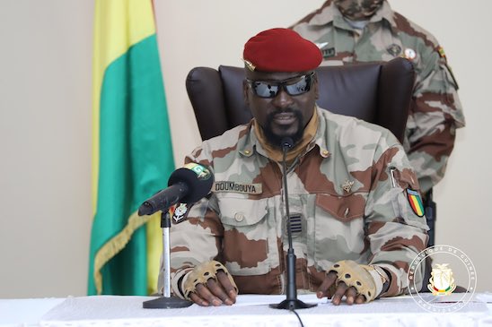 Colonel Mamadi Doumbouya, président de la transition guinéenne