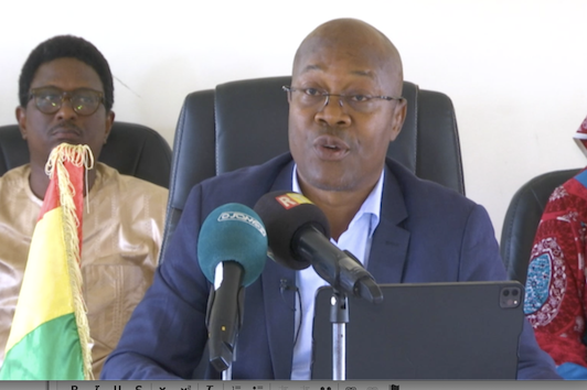 Ousmane Gaoual Diallo, porte-parole du gouvernement de transition