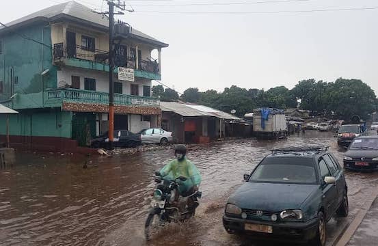 Des inondations à Sangoyah