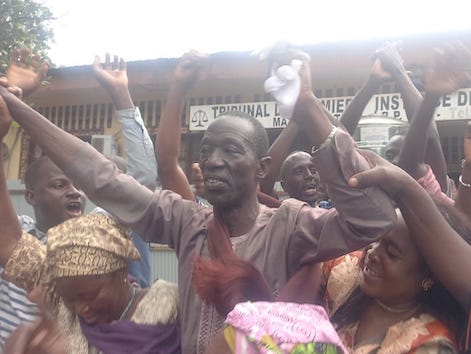 Feature image Aboubacar Soumah acclamé par ses partisans