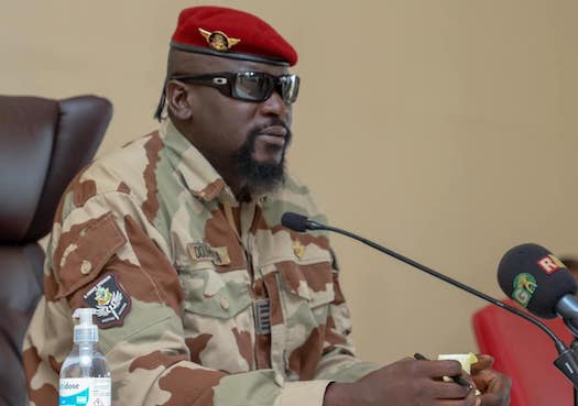 Colonel Mamadi Doumbouya, président de la transition guinéenne