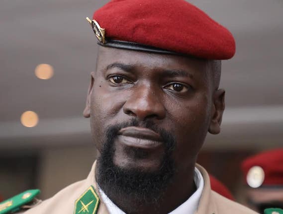 Colonel Mamadi Doumbouya, président de la transition guinéenne