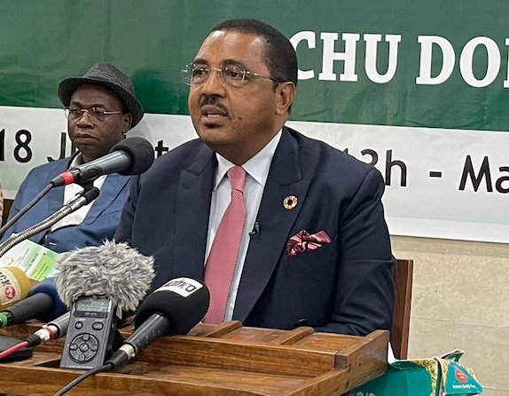 Dr Mamadou Péthè Diallo, ministre de la Santé et de l'Hygiène Publique