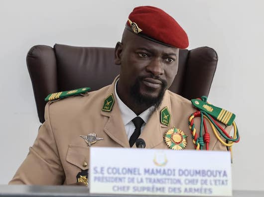 Colonel Mamadi Doumbouya, président de la transition guinéenne