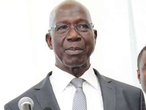 Le Général à la retraite Aboubacar Sidiki Camara dit Idi Amin, ministre délégué à la Présidence chargé de la Défense nationale