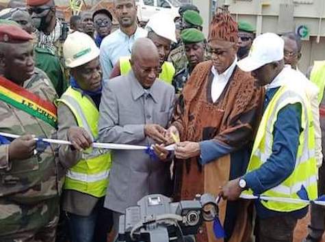 Feature image Le ministre Abé Sylla projet d'interconnexion électrique "CLSG" en avril dernier à N'Zérékoré
