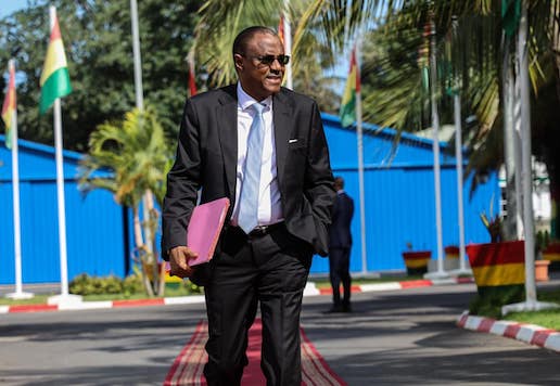 Mohamed Beavogui, Premier ministre de la transition Guinéenne