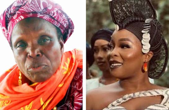 Feature image Binta Laly Sow et Manamba Kanté, photomontage AFRICAGUINEE.COM