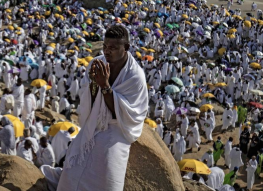 Feature image Des pèlerins prient sur le Mont Arafat à la Mecque, crédit photo AFP