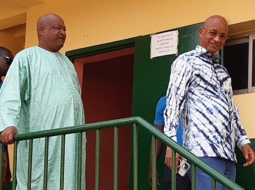 Mamadou Sylla, président de l'UDG et Cellou Dalein Diallo, leader de l'UFDG