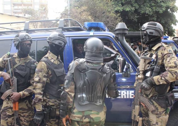 Des agents de la gendarmerie guinéenne
