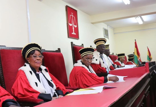 Feature image Des magistrats de la Cour Suprême de Guinée