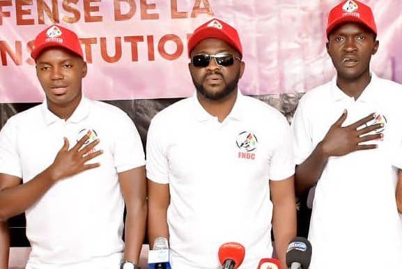 Ibrahima Diallo, Foniké Mengué et Sékou Koundouno, image d'archive