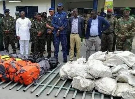 Des ballons de cocaines saisis par la Marine guinéenne