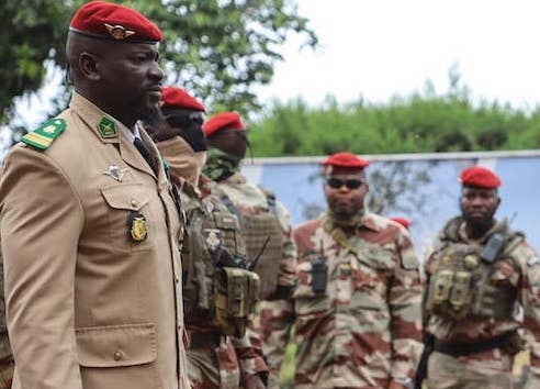 Colonel Mamadi Doumbouya, président de la transition guinéenne