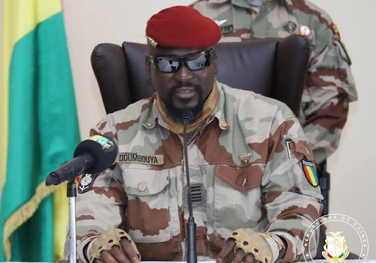 Colonel Mamadi Doumbouya, président de la transition guinéenne