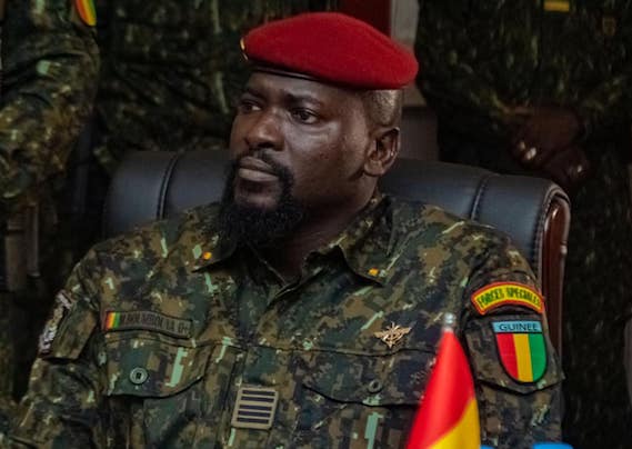 Colonel Mamadi Doumbouya, président de la transition guinéenne