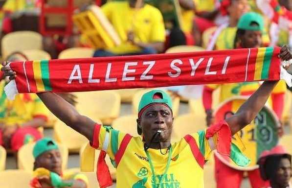 Un supporter du Sily National de Guinée