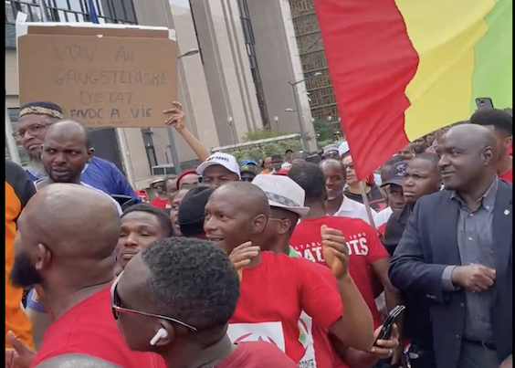 Manifestation du FNDC à Bruxelles