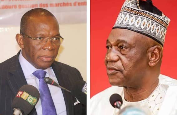 Feature image Ibrahima Kassory Fofana (ex premier ministre) et Amadou Damaro Camara, ancien président de l'Assemblée Nationale