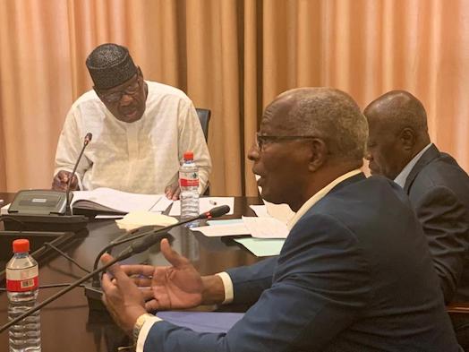 Feature image Bah Oury, leader de l'UDRG s'entretenant avec Boni Yayi