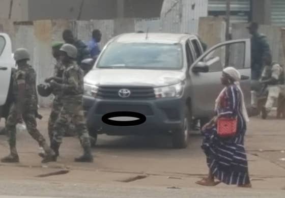 Des militaires déployé sur l'axe, image d'archive