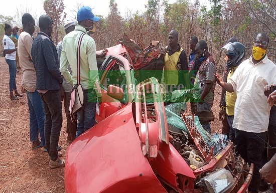 Accident de la route à Kouroussa, image d'archive