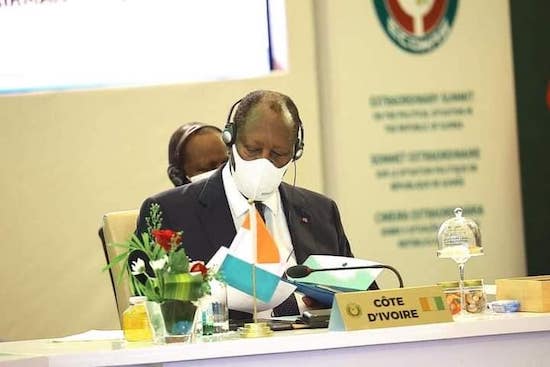 Alassane Dramane Ouattara président de Côte d'Ivoire