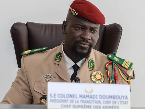 Feature image Colonel Mamadi Doumbouya, président de la transition guinéenne