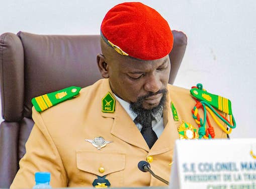 Colonel Mamadi Doumbouya, président de la transition guinéenne
