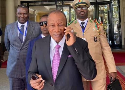 L'ancien président guinéen, Alpha Condé