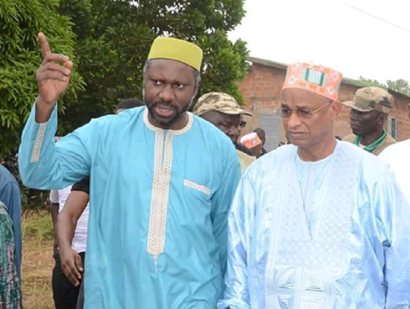 De gauche à droite, Abdoulaye Bah et Cellou Dalein Diallo