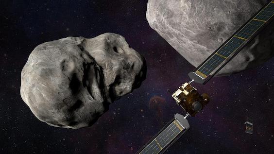 Feature image La Nasa a percuté un astéroïde