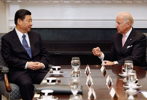 Les dirigeants chinois et américains, Xi Jinping et Joe Biden, crédit photo AFP