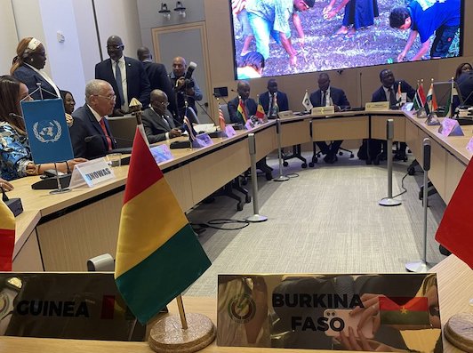 - Les chefs d’Etat de la communauté économique des État d’Afrique de l’Ouest (CEDEAO réunis en sommet extraordinaire ce jeudi 22 septembre 2022 à New-York