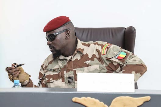 Feature image Colonel Mamadi Doumbouya, président de la transition guinéenne
