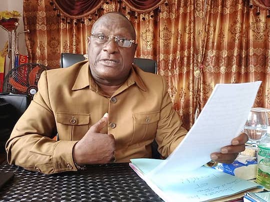 Feature image Moriba Albert Délamou, maire de N'zérékoré