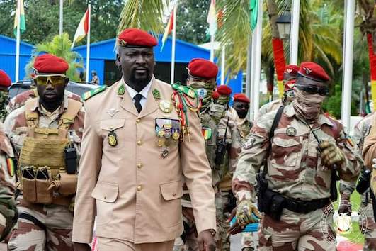 Colonel Mamadi Doumbouya, président de la transition guinéenne