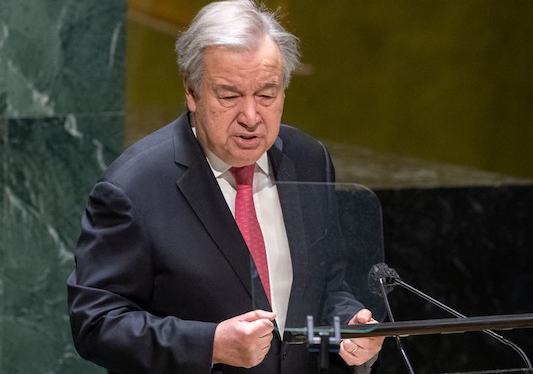 Feature image Antonio Guteress, Secrétaire Général de l’Organisation des Nations-Unies