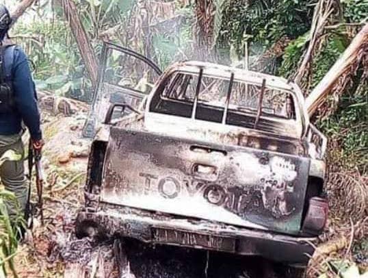 Feature image Un véhicule incendié à Kodiaran