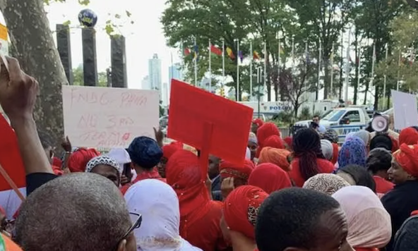 Mobilisation de guinéens à New-York, image d'archive