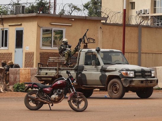 L'armée dans les rues de la capitale du Faso, Ouagadougou