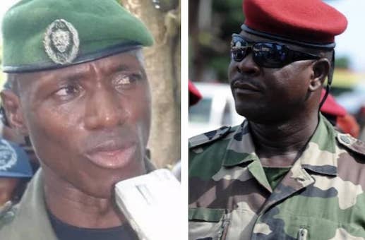 Les Colonels Claude PIVI, Moussa Tiégboro CAMARA