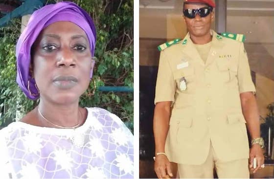 Feature image Madame Aminata Camara et son époux feu commandant Yémoriba Camara