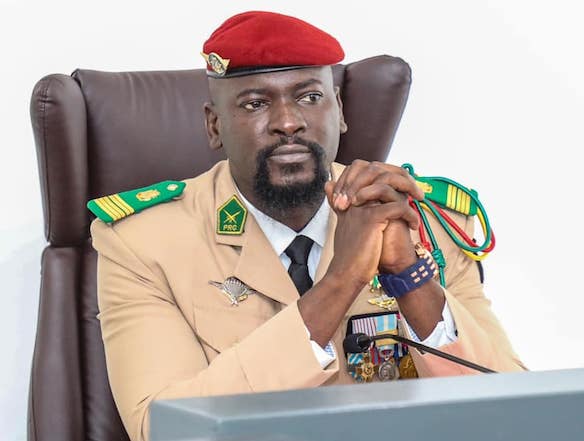 Feature image Colonel Mamadi Doumbouya, président de la transition guinéenne