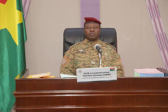 Paul-Henri Sandaogo DAMIBA, Président déchu au Burkina Faso