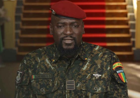 Colonel Mamadi Doumbouya, président de la transition guinéenne