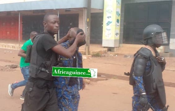 Un gendarme blessé par un projectile à Bambéto